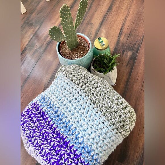 Handmade Crochet Throw Blanket - Picture 3 of 12